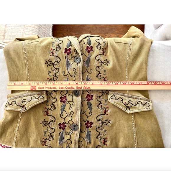 PAPARAZZI Embroidered Cotton Coat - XL - Picture 12 of 16